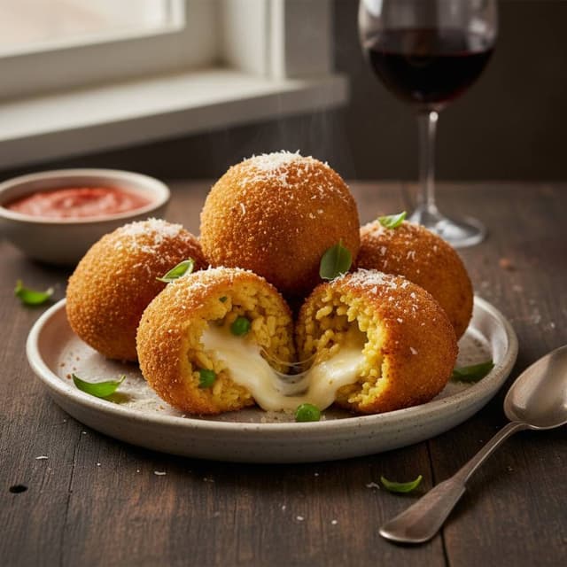 Crispy Arancini Recipe (Italian Fried Risotto Balls)