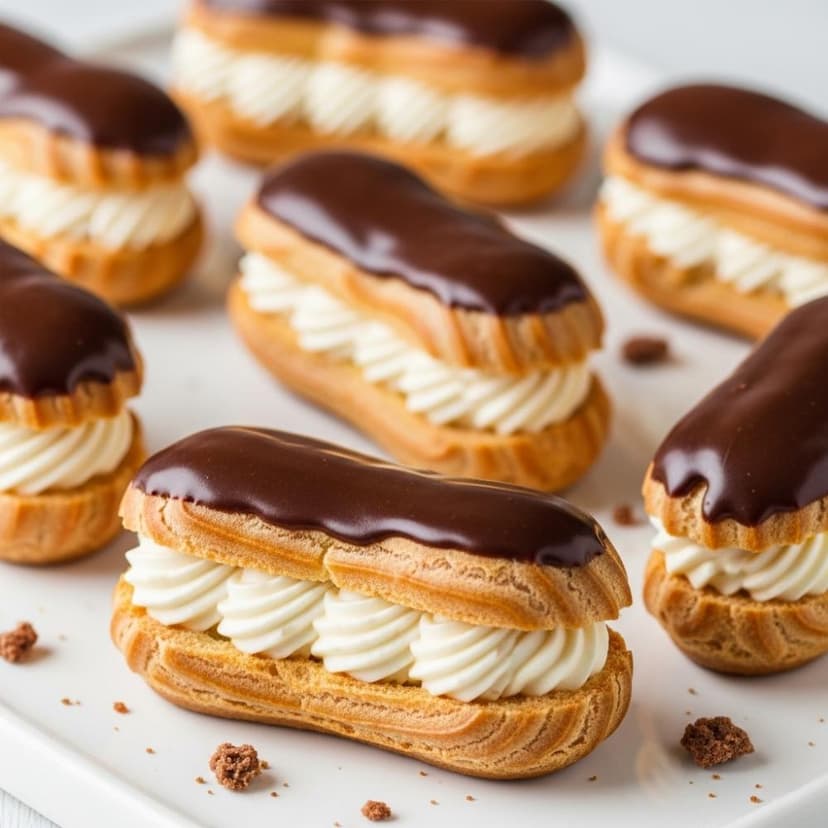 Classic Chocolate Éclairs (Mini Batch)