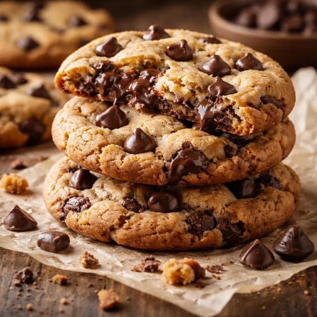 Warm Chocolate Chip Cookies (Bakery-Style Recipe)