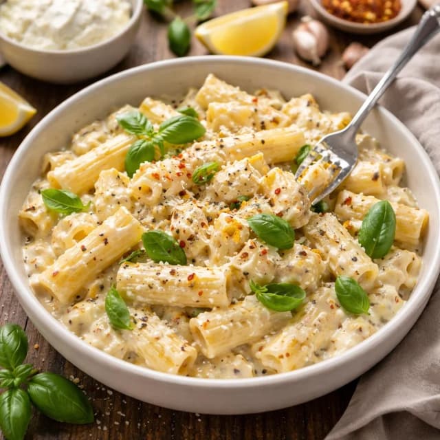 Cottage Cheese Pasta
